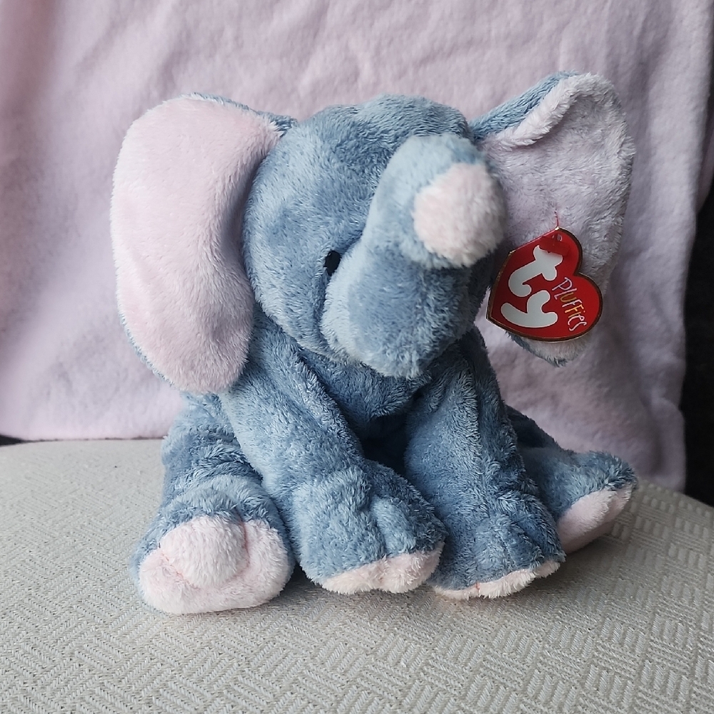 Ty PLUFFIES Winks Elephant Plush
